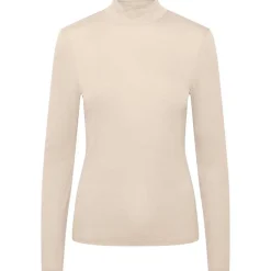 PIECES PCLUX WOOL LS TURTLENECK TOP OFF WHITE