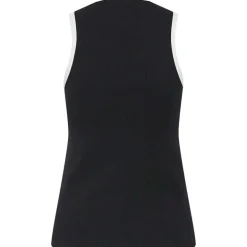 Pieces PCMay Boxer Tank Top Noos Black White