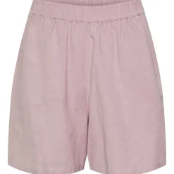 Pieces PCMilano HW Shorts Lyserød
