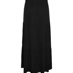 Pieces PCNeora HW Ankle Skirt SA BC Sort