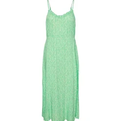 PIECES PCNYA SLIP ANKLE DRESS BF BC GRØN