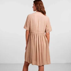 PIECES PCOTENA SS DRESS NOOS BC SAND