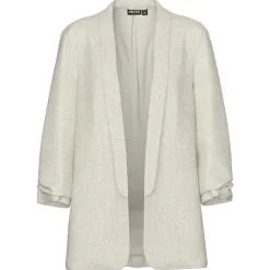 Pieces PCPia Bosella Blazer WVN Noos Birch Melange