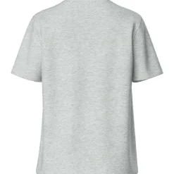 Pieces PCRia SS Solid Tee Noos Light Grey Melange