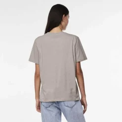 Pieces PCRia SS Solid Tee Noos Silver Gray