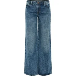Pieces PCSelma LW Wide Jeans Noos Medium Blue Denim