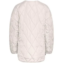 Pieces PCStella Quilted Jacket Noos Silver Gray