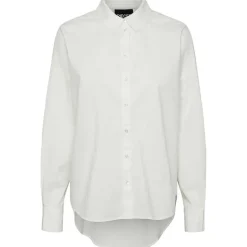Pieces PCTanne LS Loose Shirt NOOS Hvid