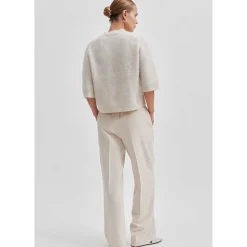 Second Female Andrea Knit Rib Cardigan Pumice Stone