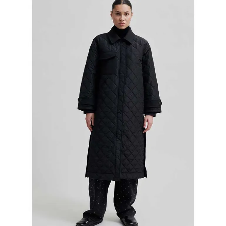 Second Female Becca Collar Coat Vulcan