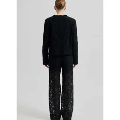Second Female Border Trousers Black